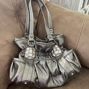 Silver shoulder bag/pocketbook